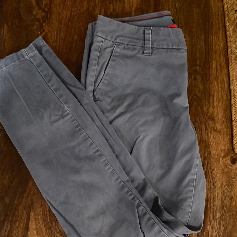 Tommy Hilfiger washed out Blue cotton chinos - Picture 6 of 7